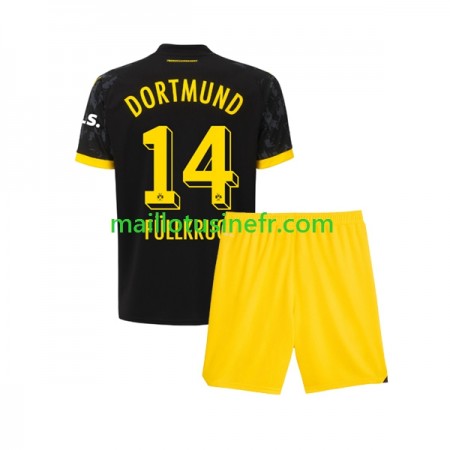 Maillot de Foot Borussia Dortmund Niclas Fullkrug 14 Extérieur 2023-24 - Enfant